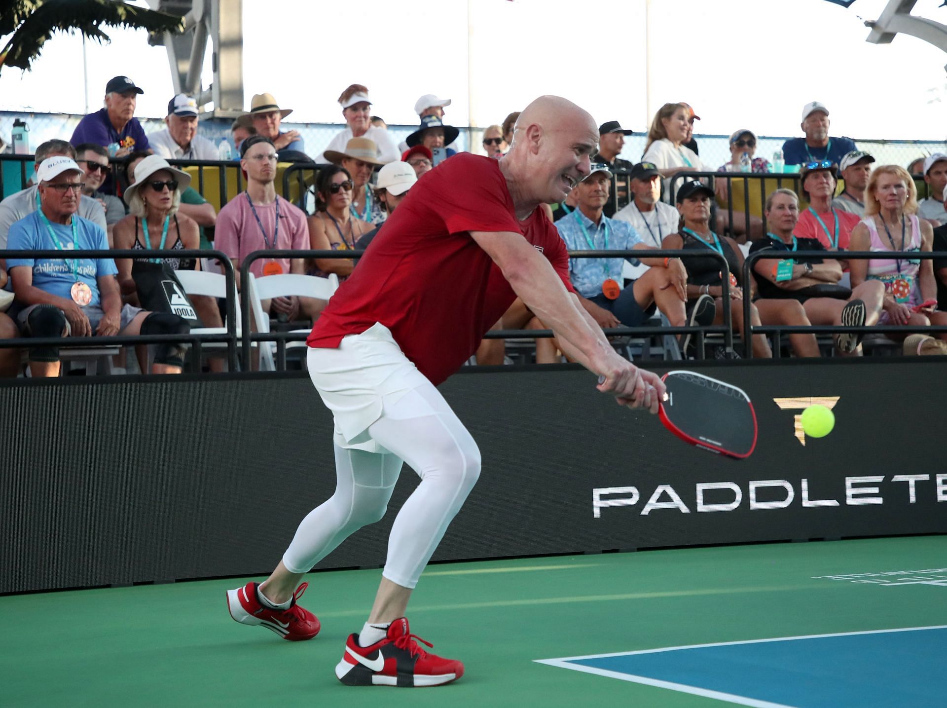 Andre Agassi at the US OPEN Pickleball Championships - Source: Getty